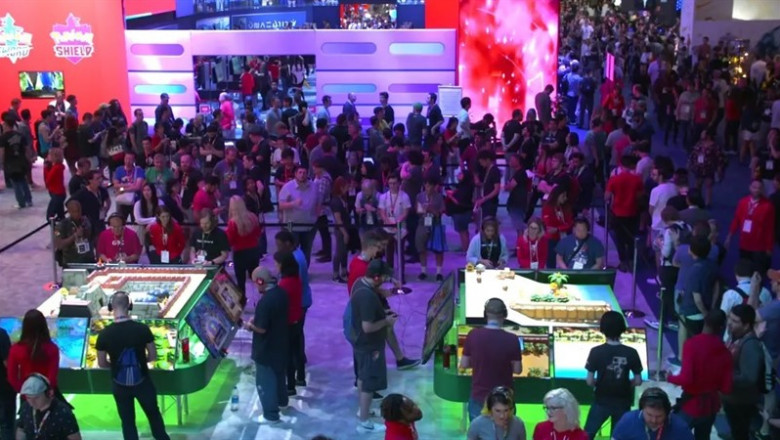 Asistentes a la feria de videojuegos E3 2019. | E3 ep asistentesla feriavideojuegos e3 2019
