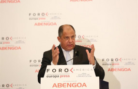 ep el ex presidente de costa rica luis guillermo solis imagen de archivo