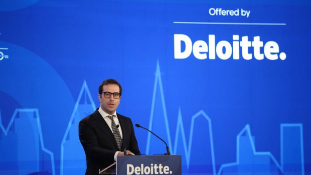 ep el ministro de economia comercio y empresa carlos cuerpo durante un almuerzo coloquio en el