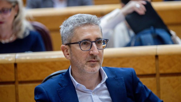 ep el ministro de hacienda arcadi espana durante una sesion plenaria en el senado a 26 de mayo de