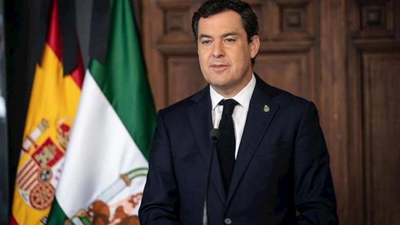El presidente de la Junta, Juanma Moreno. | JUNTA DE ANDALUCIÁ ep el presidente de la junta juanma moreno