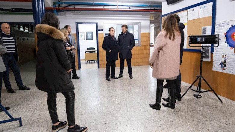 ep el presidente de la xunta alberto nunez feijoo durante su mensaje de fin de ano en el ies blanco
