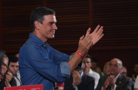 ep el presidente del gobierno y candidato del psoe a la reeleccion pedro sanchez durante un acto