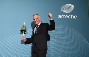 ep el presidente y ceo de arteche alexander artetxe en el debut de la empresa en el mercado continuo