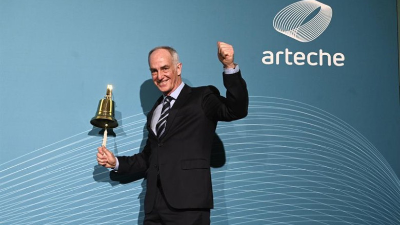 ep el presidente y ceo de arteche alexander artetxe en el debut de la empresa en el mercado continuo