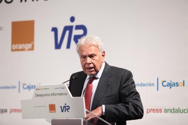 Felipe González, en los Desayunos de Europa Press Andalucía | EUROPA PRESS ep felipe gonzalez endesayunoseuropa press andalucia