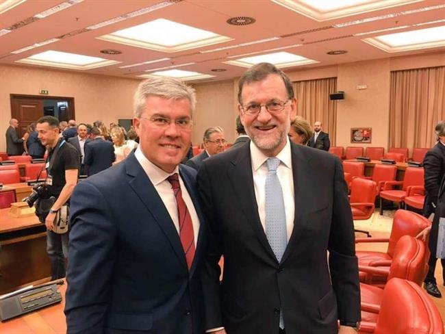 José Enrique Fernández de Moya y Mariano Rajoy | TWITTER - Archivo ep jose enrique fernandezmoyamariano rajoy