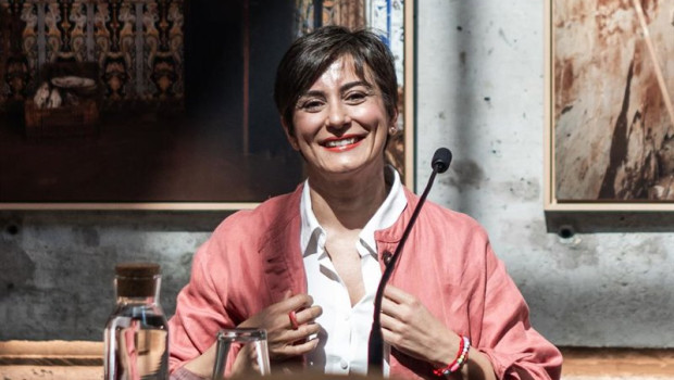 ep la ministra de vivienda y agenda urbana isabel rodriguez durante una reunion entre el ministerio