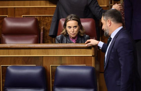 ep la secretaria general del partido popular y portavoz del partido cuca gamarra y el lider de vox ep la secretaria general del partido popular y portavoz del partido cuca gamarra y el lider de vox