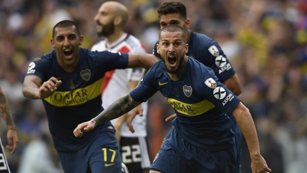 ep los jugadoresboca juniors celebrangolriver