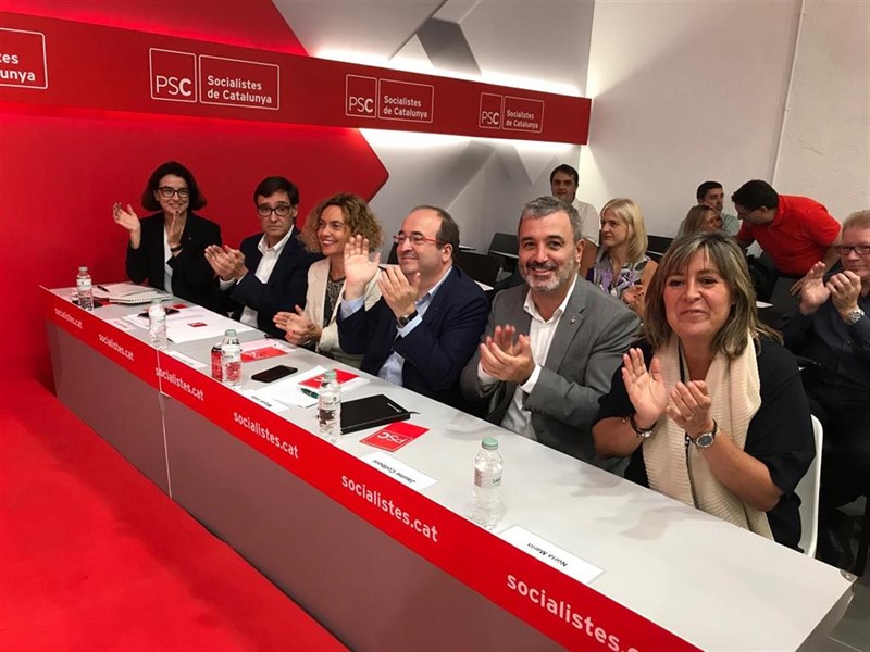 ep miquel iceta meritxell batet salvador illa nuria marin jaume collboni y eva granados psc