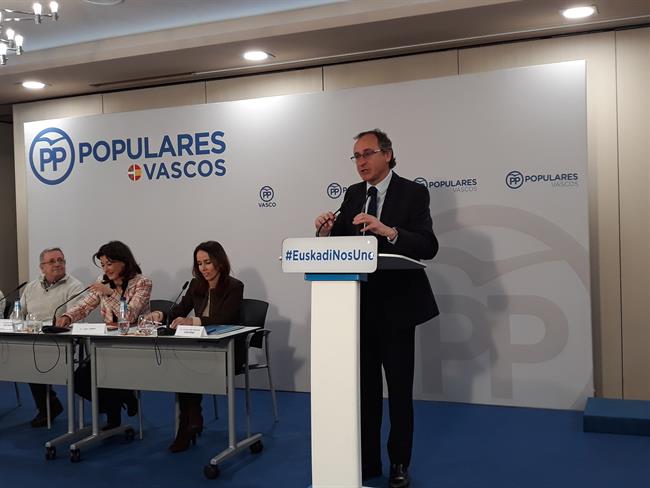 El presidente del PP vasco. Alfonso Alonso | Europa Press ep presidentepp vasco alfonso alonso 20180409121603