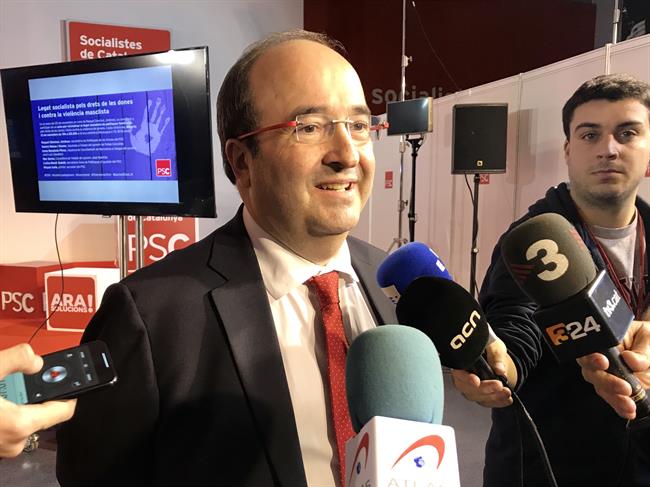 El primer secretario del PSC, Miquel Iceta. | EUROPA PRESS ep primer secretariopsc miquel iceta 20171121203402