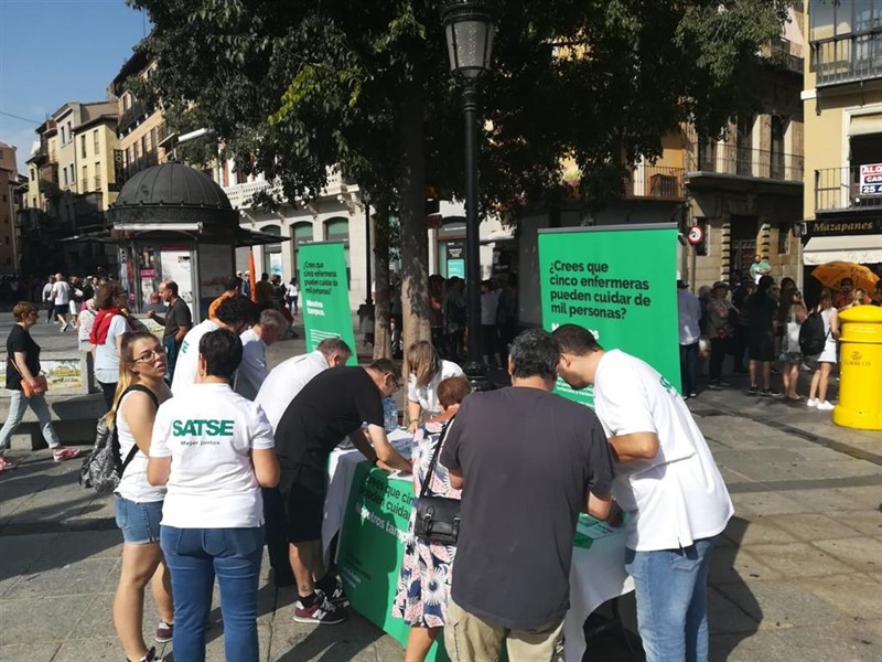 ep recogida de firmas de satse en toledo