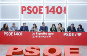 ep reunion de la comision ejecutiva federal del psoe en su sede ubicada en la calle ferraz en madrid