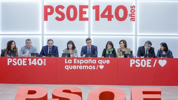 ep reunion de la comision ejecutiva federal del psoe en su sede ubicada en la calle ferraz en madrid