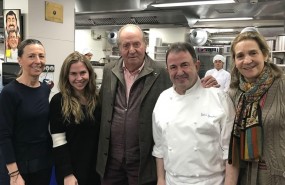 ep rey emerito juntola infanta elenasu visitarestaurante