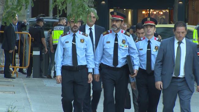 Trapero declara en la Audiencia entre gran dispositivo policial | EUROPAPRESS ep trapero declarala audienciagran dispositivo policial
