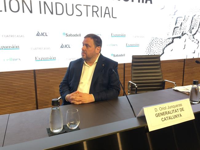 El vicepresidente del Govern y conseller de Economía, Oriol Junqueras | EUROPA PRESS ep vicepresidentegovernconsellereconomia oriol junqueras
