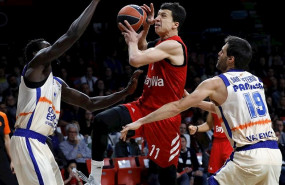 ep vladimir lucic en un partido contra el valencia basket