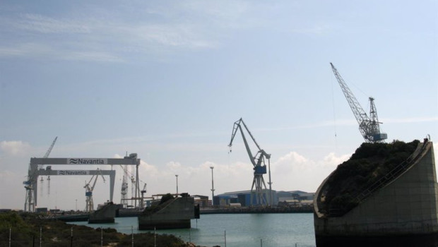 ep archivo   instalaciones en los astilleros de la empresa publica navantia