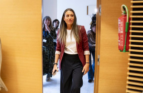 ep archivo   la diputada y portavoz de junts miriam nogueras a su llegada a la actividad ordinaria
