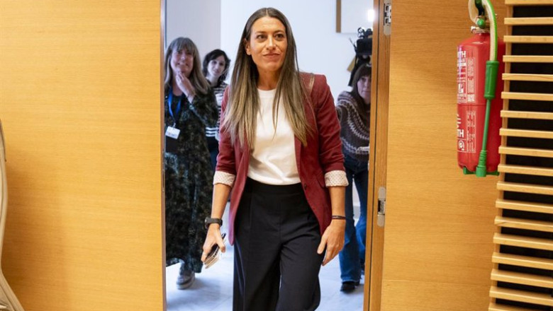 Archivo - La diputada y portavoz de Junts, Miriam Nogueras, a su llegada a la actividad ordinaria de la comisión de defensa el día en el que se constituyen 28 comisiones, en el Congreso de los Diputados, a 4 de diciembre de 2023, en Madrid (España). El Co | A. Pérez Meca - Europa Press - Archivo ep archivo la diputada y portavoz de junts miriam nogueras a su llegada a la actividad ordinaria