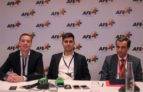 ep david aganzo en una conferencia de la asociacion de futbolistas espanoles afe