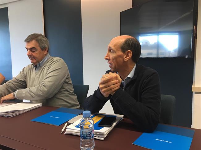 David Elizaga y Dana Dunne, en rueda de prensa este miércoles | EUROPA PRESS ep david elizagadana dunne en ruedaprensamiercoles