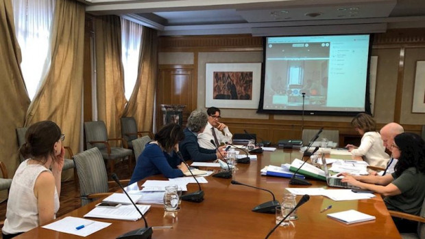 ep el ministro de sanidad salvador illa y la vicepresidenta teresa ribera se reunen con los