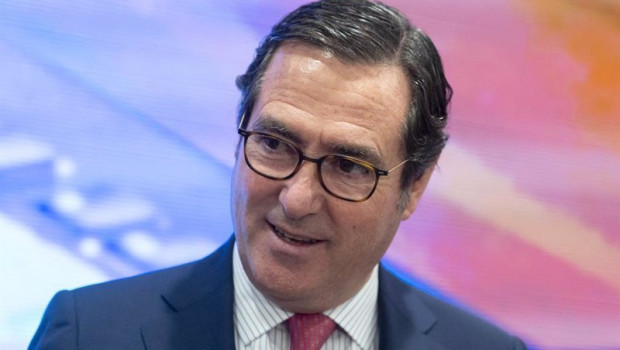 ep el presidente de la ceoe antonio garamendi responde a los medios en la presentacion del proyecto