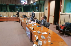 ep el presidente de las cooperativas agroalimentarias de la ue cogeca ramon armengol en una reunion