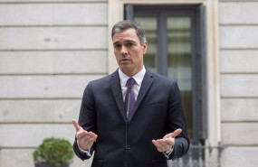 ep el presidente del gobierno pedro sanchez ofrece declaraciones a los medios durante el acto