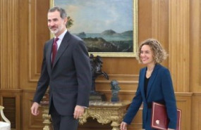 ep el rey felipe vi recibe en audiencia a meritxell batet que repite como presidenta del congreso de