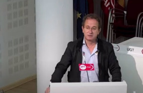 ep el secretario general de ugt fica pedro hojas en el acto de apertura de la jornada automocion