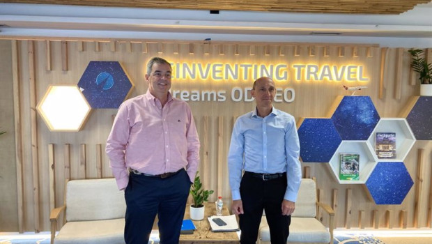 ep i d el director financiero de edreams odigeo david elizaga y el ceo dana dunne