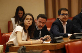 ep la portavoz de ciudadanos en el congreso ines arrimadas y los diputados edmundo bal y jose maria