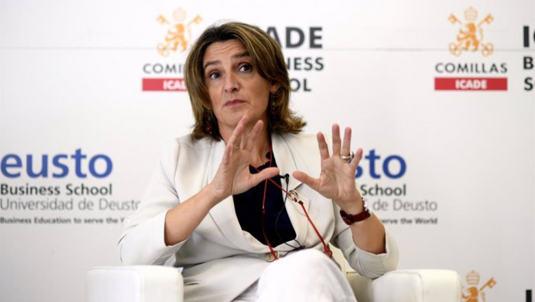 ep la vicepresidenta cuarta y ministra para la transicion ecologica y reto demografico teresa ribera ep la vicepresidenta cuarta y ministra para la transicion ecologica y reto demografico teresa ribera