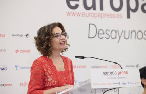 ep la vicepresidenta primera y ministra de hacienda maria jesus montero interviene durante un