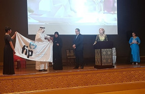 ep representantes del cgcof en la cena de clausura del 79 congreso mundial de farmacia que se ha