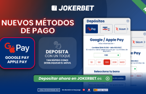 jokerbet lanza nuevos metdos de pago   google pay apple pay 