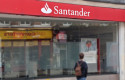 dl santander bank sign shop