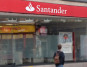 dl santander bank sign shop