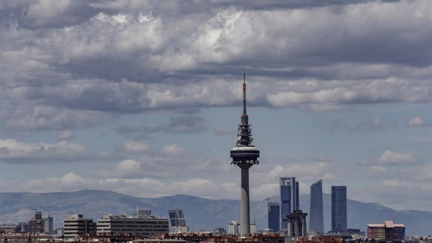 ep archivo - vista de madrid con torrespana y las cuatro torres al fondo en madrid espana a 9 de