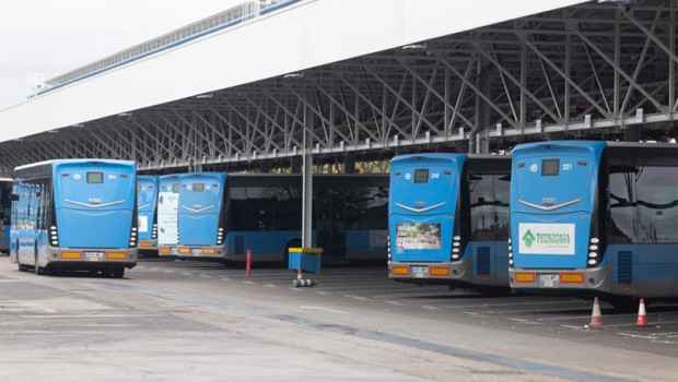 ep autobuses de la emt en las cocheras de la emt a 24 de noviembre de 2025 en madrid espana