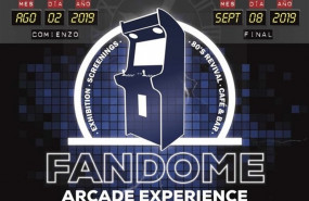 ep cartel promocionalla exposicion fandome arcade experience
