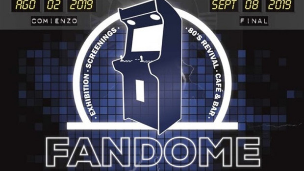 ep cartel promocionalla exposicion fandome arcade experience