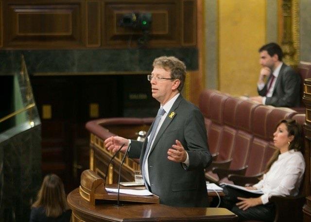 El diputado del PDeCAT Ferrán Bel, en el Pleno del Congreso | CONGRESO ep diputadopdecat ferran bel enplenocongreso