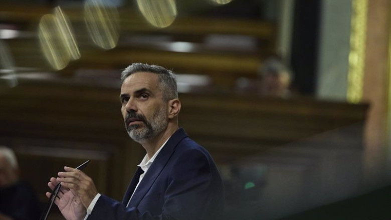 ep el diputado de erc joan margall interviene durante una sesion plenaria en el congreso de los ep el diputado de erc joan margall interviene durante una sesion plenaria en el congreso de los