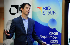 ep el director general de la asociacion espanola de bioempresas asebio ion arocena en el desayuno la
